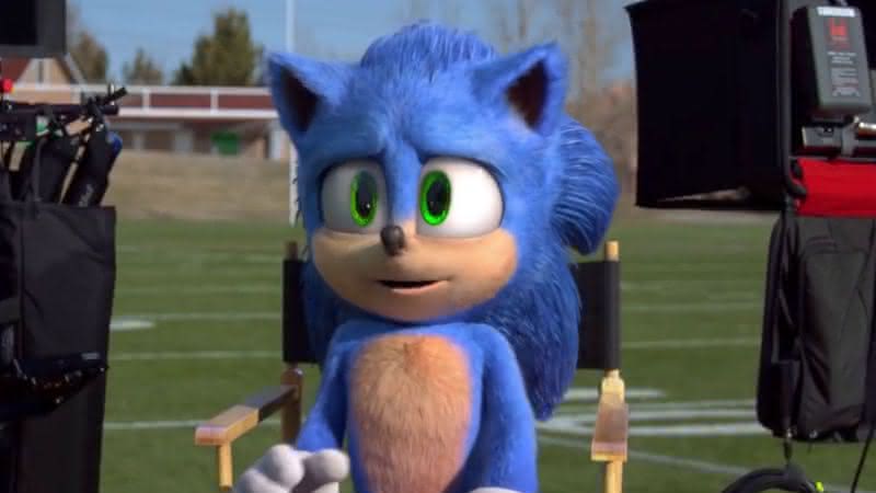 Sonic aparece em campo de futebol no trailer do Super Bowl; assista - Divulgação/Paramount Pictures