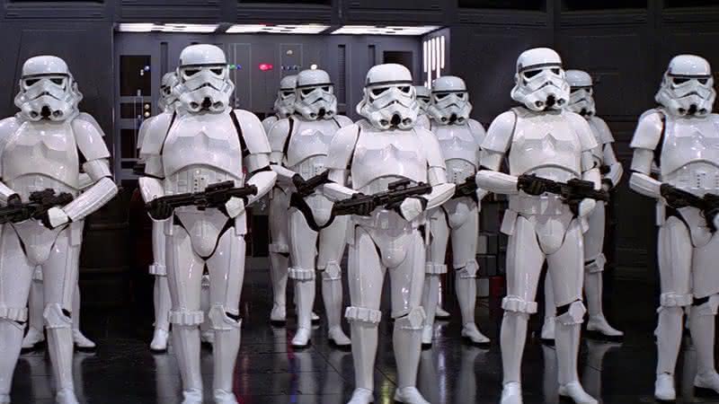 Stormtroopers em Star Wars: Uma Nova Esperança - Lucasfilm