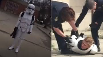 Jovem é presa após polícia confundir arma de plástico com verdadeira em fantasia de Star Wars - YouTube