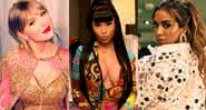 Taylor Swift, Nicki Minaj e Anitta se meteram em diversas tretas na década de 2010 - Instagram