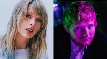 Taylor Swift e Ed Sheeran - Reprodução/Instagram