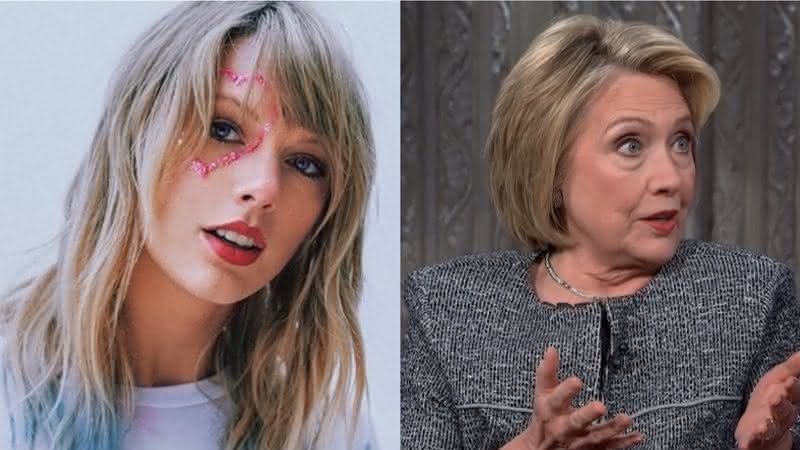 Taylor Swift e Hillary Clinton - Instagram/Youtube