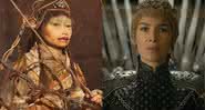 Maudra Fara e Lena Headey como Cersei em Game of Thrones. Crédito: Reprodução/Netflix/HBO