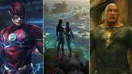 "The Flash", "Avatar 2" e "Adão Negro" devem ter trailers divulgados na próxima semana - Divulgação/Warner Bros. Pictures/20th Century Studios