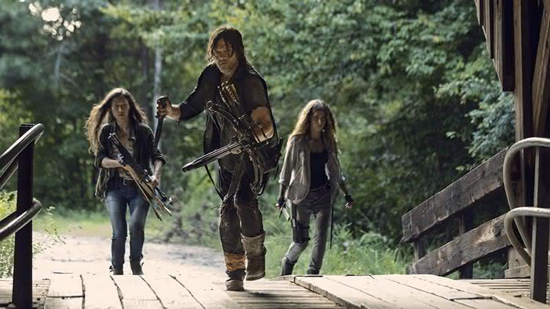 Personagens de The Walking Dead em foto oficial da AMC - Divulgação/AMC