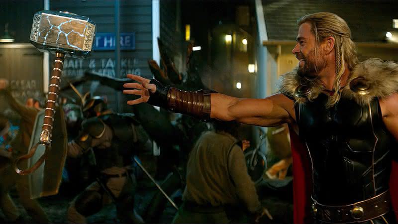 Thor em "Thor: Amor e Trovão" - Divulgação/Marvel