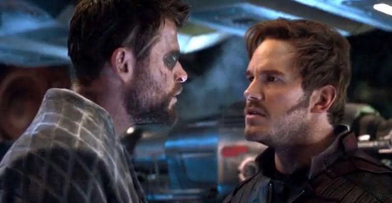 Thor e Senhor das Estrelas em cena de "Vingadores: Guerra Infinita" (2018) - Reprodução/Marvel Studios