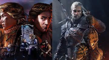 Personagens de Thronebreaker: The Witcher e Geralt de Rivia em The Witcher 3 - CD Projekt Red