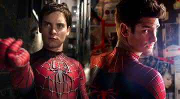 Toby Maguire e Andrew Garfield já interpretaram o Homem-Aranha antes - Reprodução/Sony