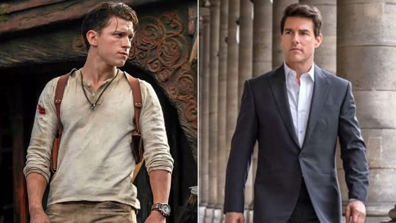 Tom Holland contesta declaração de Tom Cruise sobre filmes de ação; entenda - Divulgação/Sony Pictures e Paramount