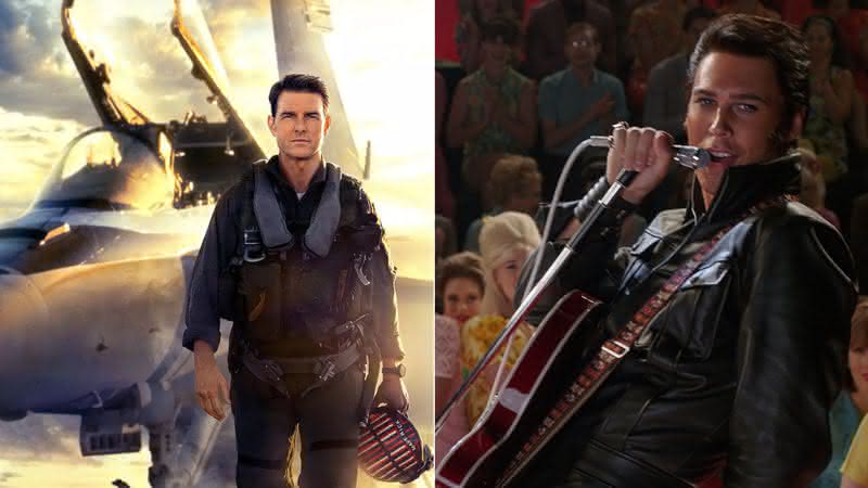 "Top Gun: Maverick" e "Elvis" empatam em bilheterias nos EUA; saiba os números - Divulgação/Paramount Pictures/Warner Bros