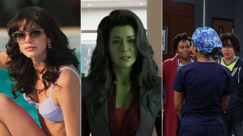 Trailer de "Maldivas"; críticas ao CGI de "She-Hulk"; e mais notícias do dia - Divulgação/Netflix/Marvel Studios/Sony Channel