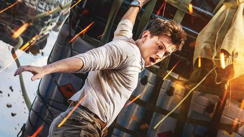 "Uncharted": Tom Holland aprende uma lição (e quebra tudo) em cena inédita; assista - Divulgação/Sony Pictures