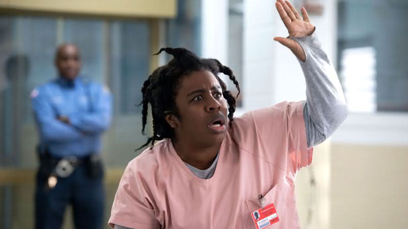 Uzo Aduba como Crazy Eyes em Orange Is The New Black - Divulgação/Netflix