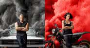 Vin Diesel e Michelle Rodriguez em cartazes de Velozes e Furiosos 9 - Twitter
