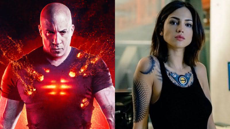 Vin Diesel e Eiza González caracterizados em Bloodshot - DivulgaçãoColumbia Pictures/Instagram