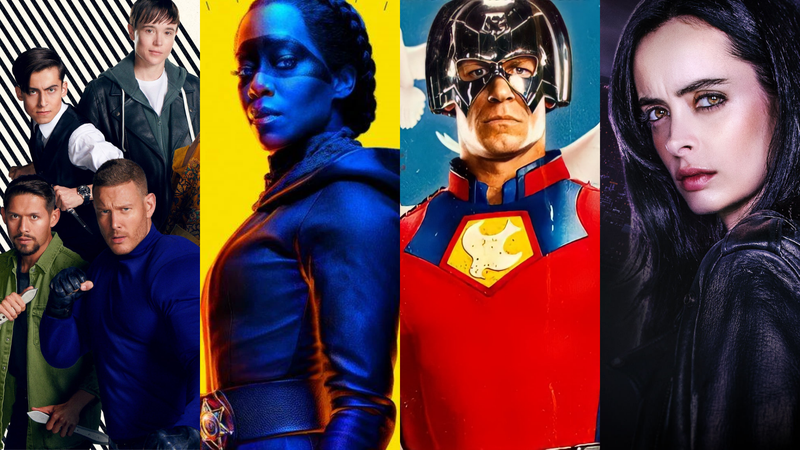 "Watchmen", "Jessica Jones" e mais séries de super-heróis que você precisa assistir - Divulgação/Netflix/HBO Max/Disney+