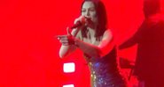 Jessie J em seu show em São Paulo - Reprodução/Twitter