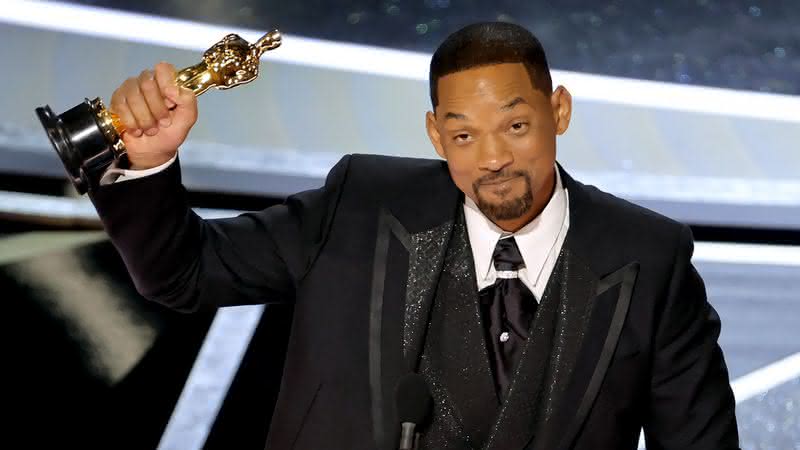 Will Smith deu tapa em Chris Rock durante cerimônia do Oscar - Getty Images/Neilson Barnard