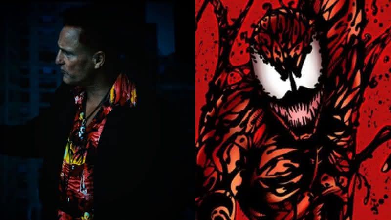 Woody Harrelson como Carnificina em Venom 2 e o personagem nas HQs - Instagram/Marvel