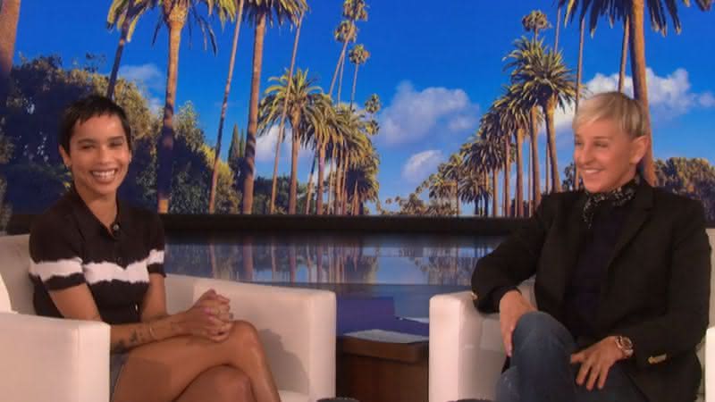 Zoë Kravitz em entrevista para a apresentadora Ellen DeGeneres - YouTube