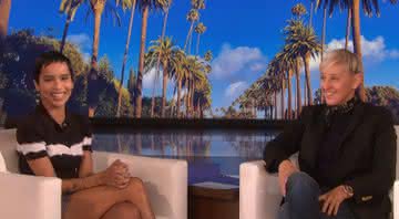 Zoë Kravitz em entrevista para a apresentadora Ellen DeGeneres - YouTube