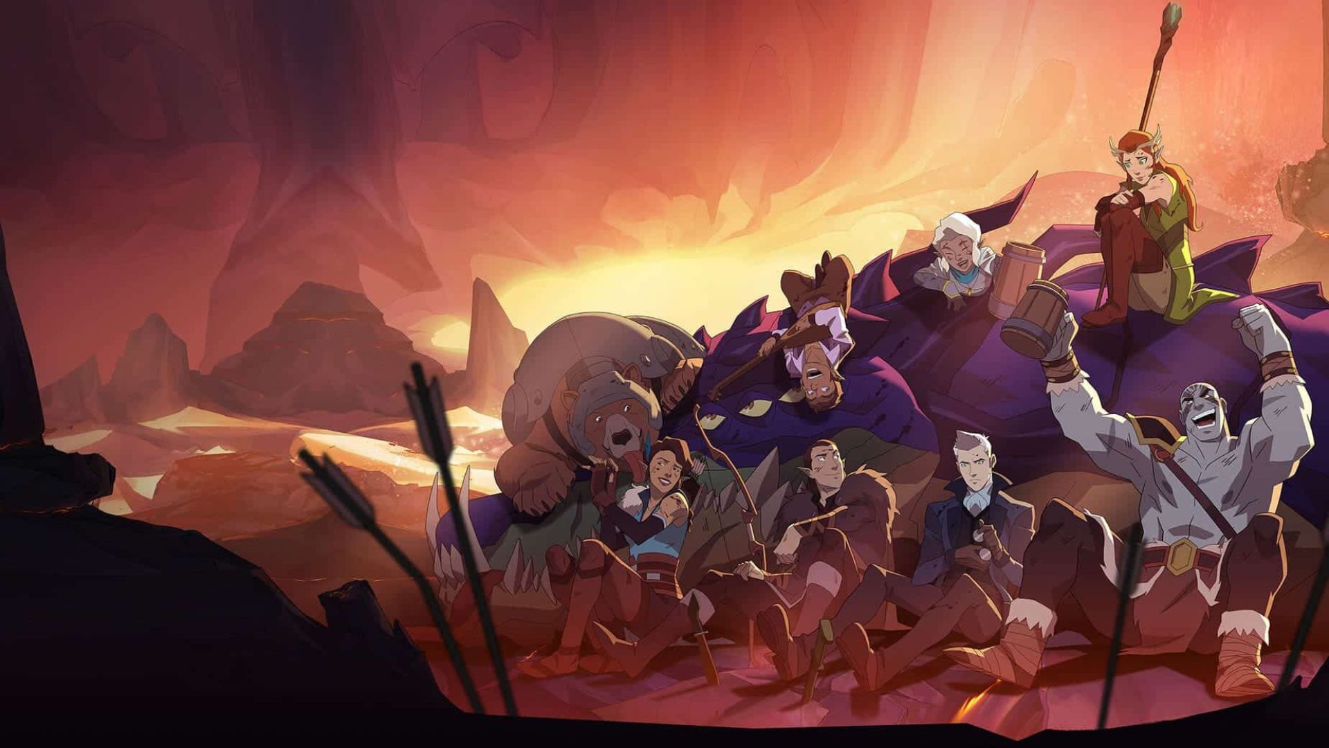 "A Lenda de Vox Machina" é uma série animada adaptada da websérie "Critical Role", em que dubladores profissionais jogam "Dungeons & Dragons" (Foto: Divulgação/Amazon Prime Video)