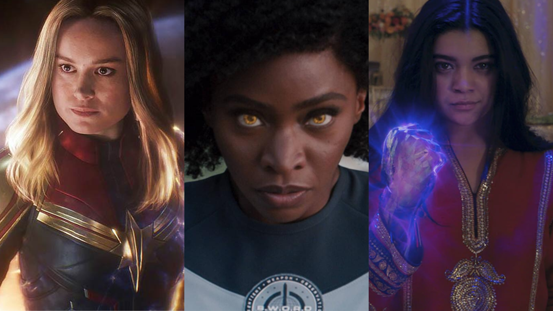 A Capitã Marvel se reunirá com Monica Rambeau e Kamala Khan, a Ms. Marvel, em "As Marvels", segundo filme da heroína (Foto: Reprodução/Marvel Studios)