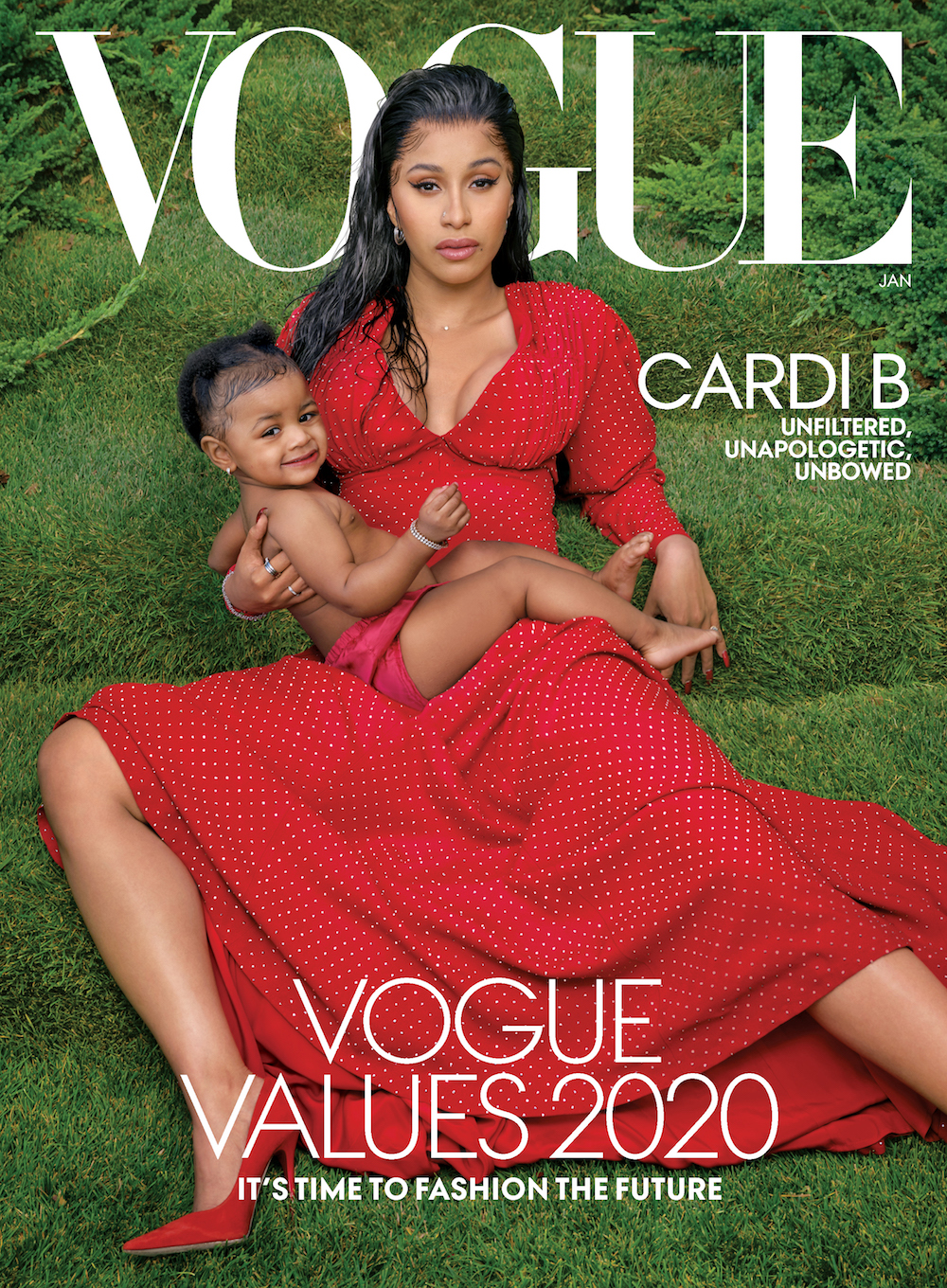 Cardi B será a capa de janeiro da Vogue (Foto: Reprodução/Twitter)
