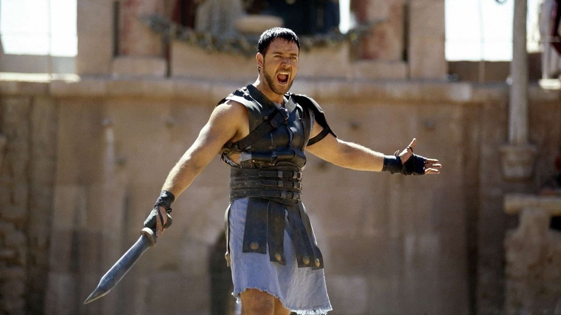 Gladiador, longa de 2000 com Russell Crowe, ganhará uma sequência em 2024, com Ridley Scott de volta à direção e Paul Mescal, de Aftersun, como protagonista (Foto: Divulgação)