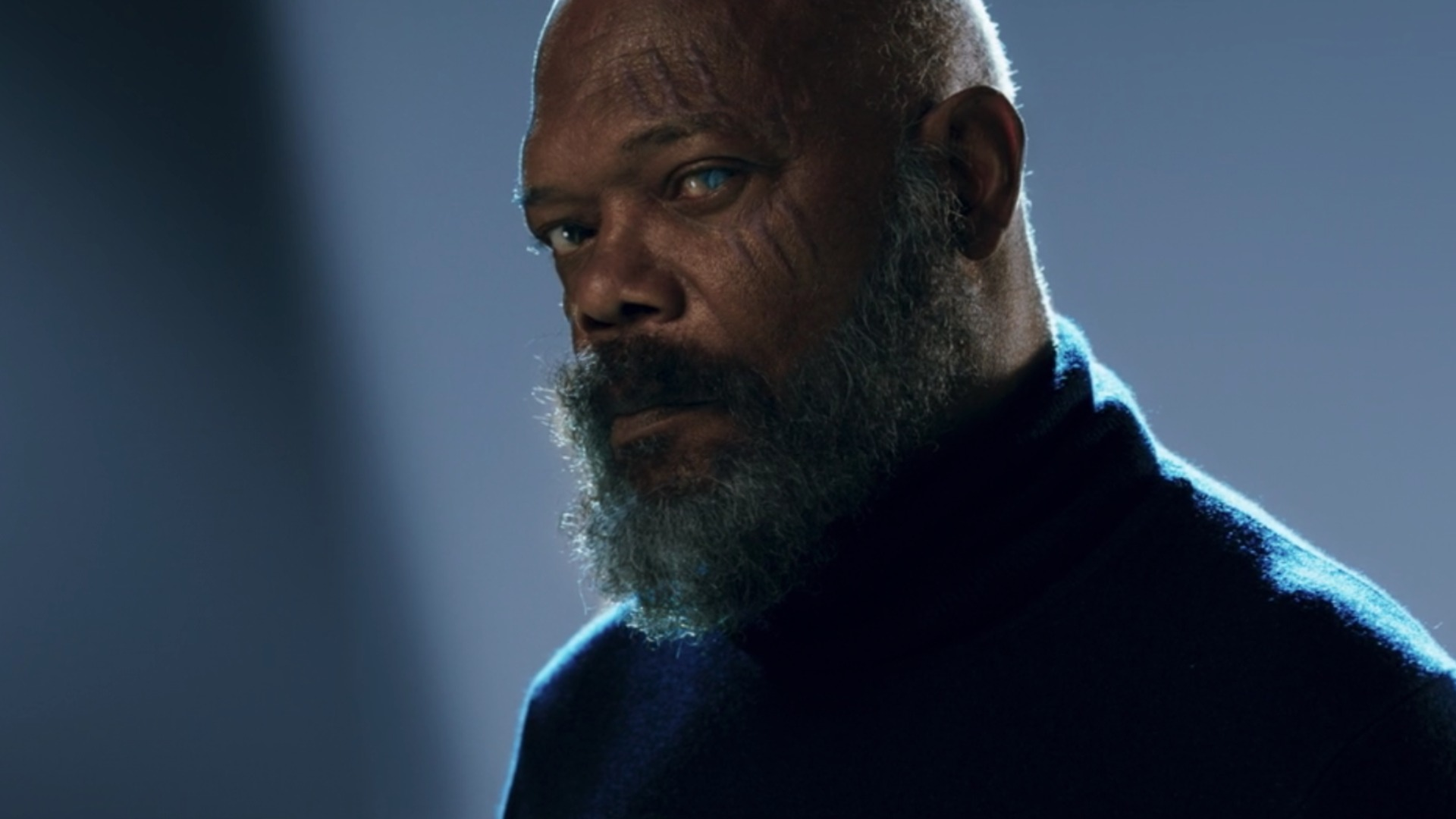 Nick Fury in the first released image of 