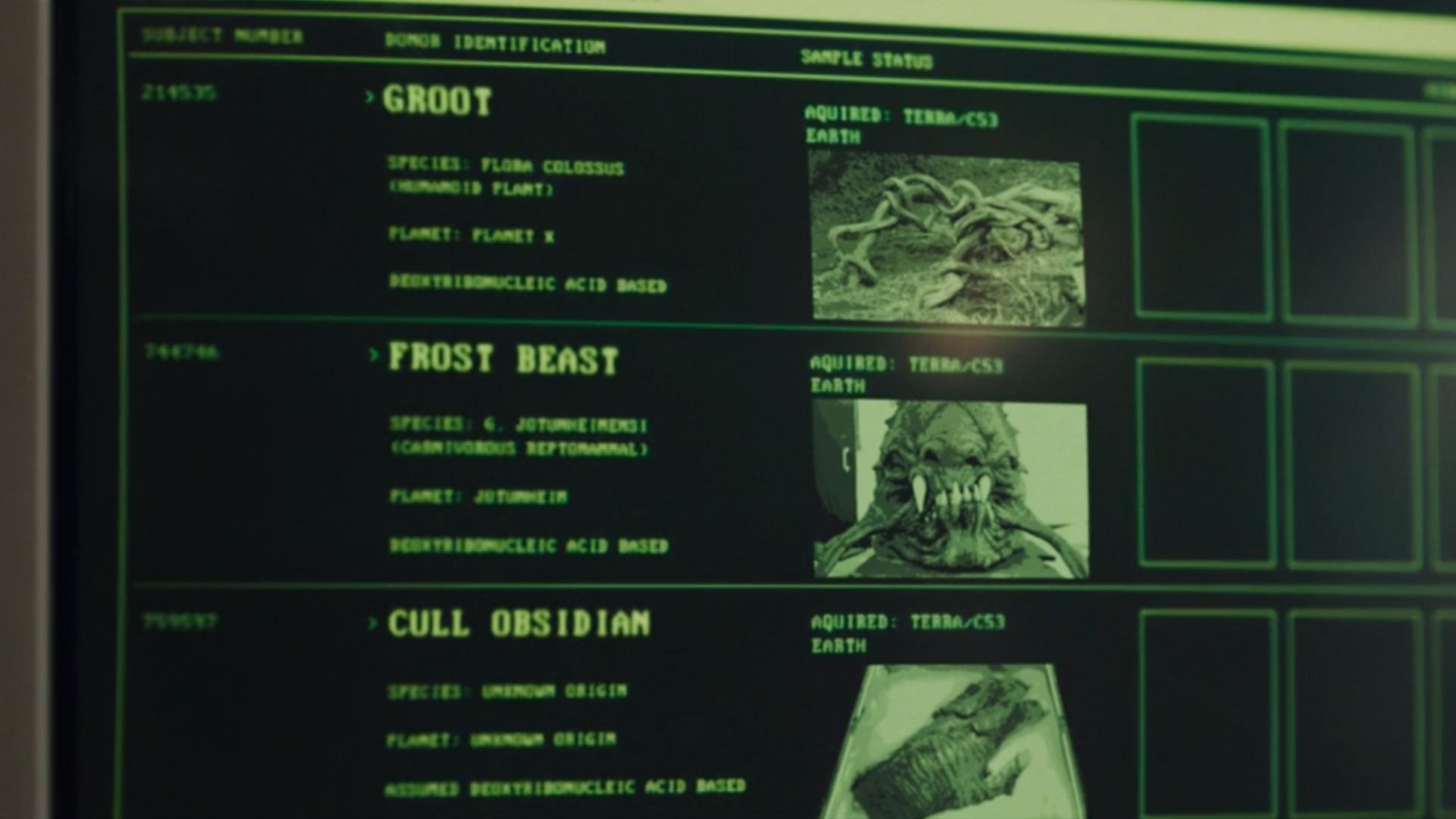 Super-Skrulls de "Invasão Secreta" serão formados a partir do DNA de figuras já conhecidas pelos fãs da Marvel, como o Groot, de "Guardiões da Galáxia" (Foto: Reprodução/Marvel Studios)