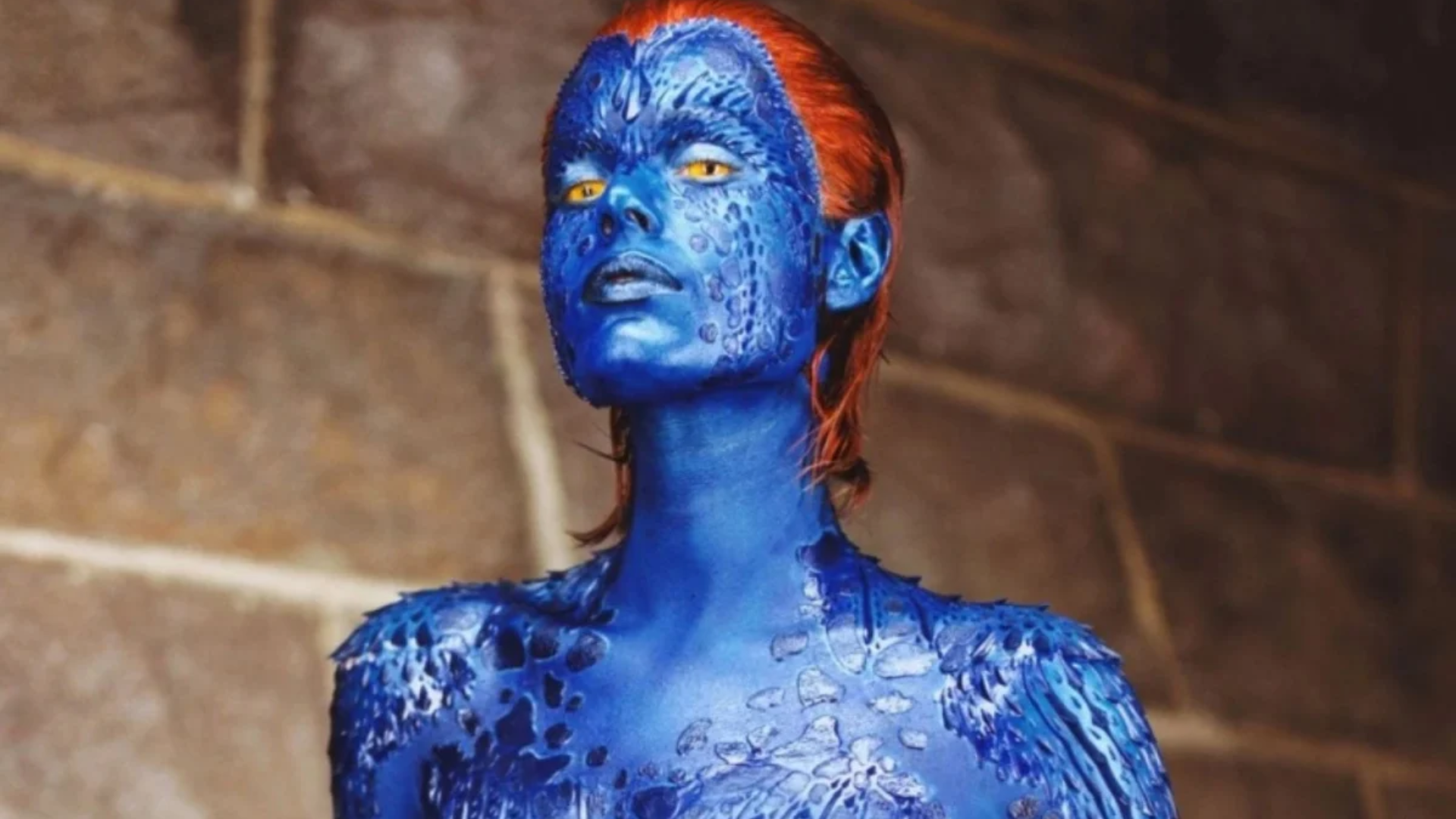 A atriz Rebecca Romjin viveu a Mística na primeira trilogia de "X-Men" (Foto: Reprodução/Fox)